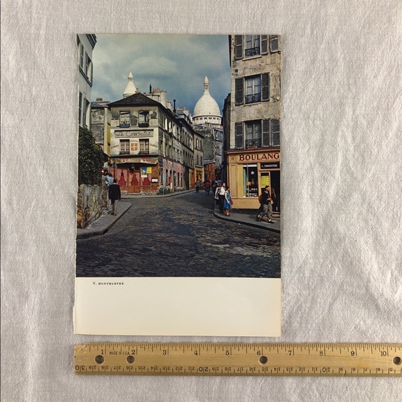 ! VTG 5 photo pages from 1961 Paris Book? Wall Art - Picture 8 of 8
